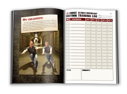 Convict Conditioning Ultimate Bodyweight Training Log Book Radhe